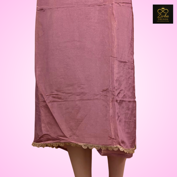 Light Onion Pink Shine Tussle Suit Set